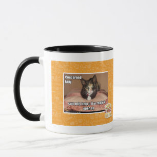 Concerned Kitty Mug