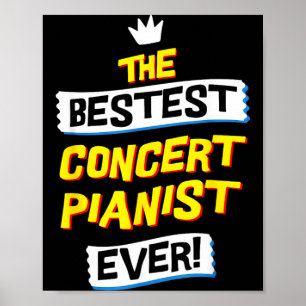 Concert anist Funny ano Job Occupation Poster