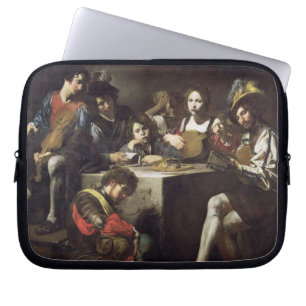 Concert around the bas-relief laptop sleeve