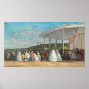 Concert at the Casino - Eugène Boudin Fine Art Poster