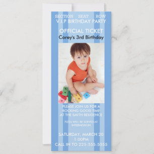 Concert Birthday Invitation