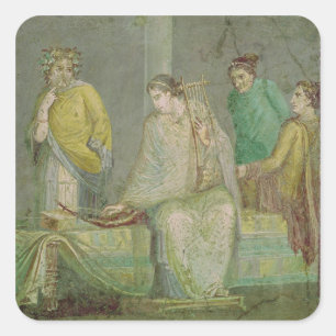 Concert, c. AD 30-40 Square Sticker