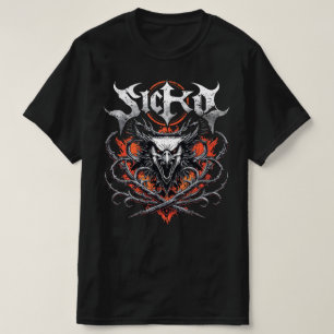 Concert Clothing Wear Heavy Metal Rock Band Sicko T-Shirt