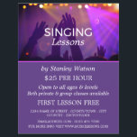 Concert Crowd, Vocalist Lessons Advertising Flyer<br><div class="desc">Concert Crowd,  Vocalist Lessons Advertising Flyers By The Business Card Store.</div>