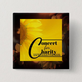 Concert for Charity International 15 Cm Square Badge
