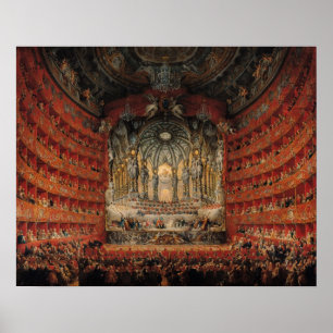 Concert given by Cardinal de La Rochefoucauld Poster