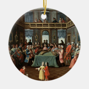 Concert in a Private House Ceramic Tree Decoration