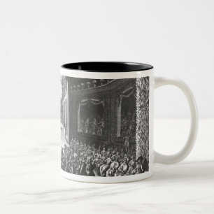 Concert in the garden of Trianon Two-Tone Coffee Mug