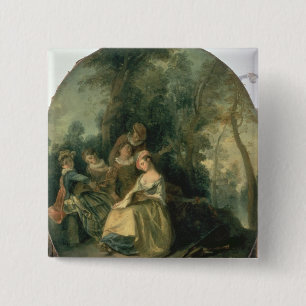 Concert in the Park, 1725 15 Cm Square Badge