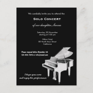 Concert Music Invitation
