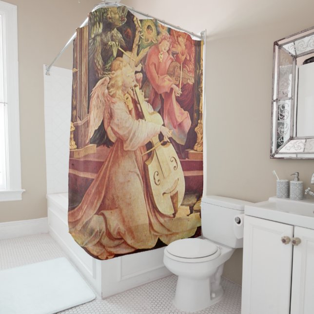Concert of Angels Shower Curtain (In Situ)