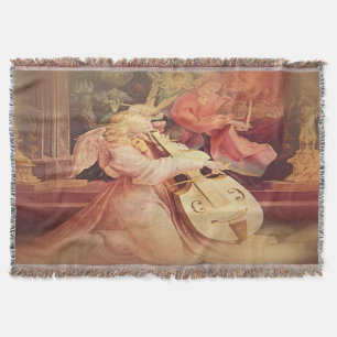 Concert of Angels Throw Blanket