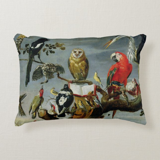 Concert of Birds Decorative Cushion (Front)