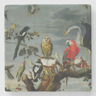 Concert of Birds Stone Coaster