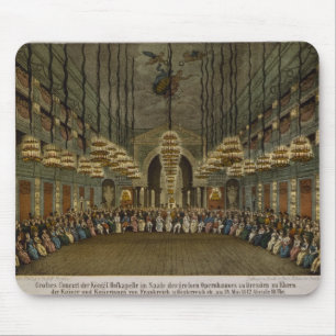 Concert of the royal band in the auditorium mouse pad