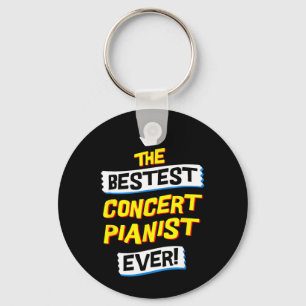 Concert Pianist Funny Piano Job Occupation Key Ring