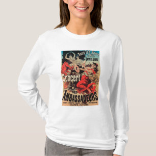 Concert Poster on Avenue de Champs-Elysees T-Shirt