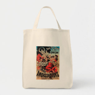 Concert Poster on Avenue de Champs-Elysees Tote Bag