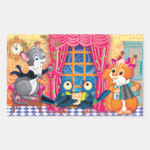 concert rectangular sticker