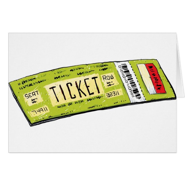 Concert Ticket (Front Horizontal)