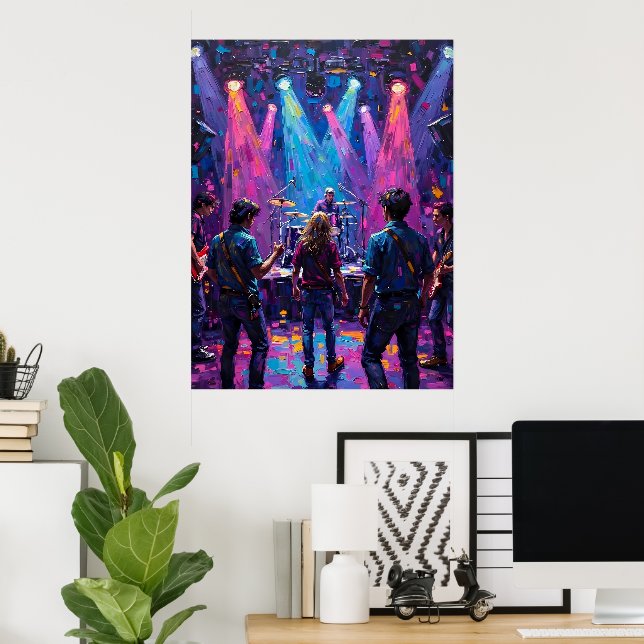 Concert Under Bright Lights Poster (Home Office)