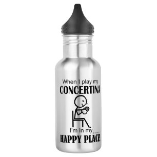 Concertina Happy Place 532 Ml Water Bottle