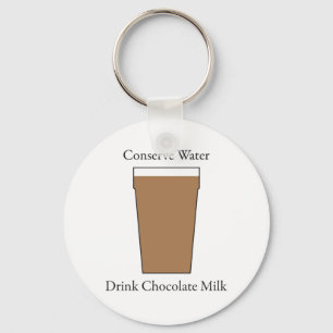 Concerve Water Drink Chocolate Milk Key Ring