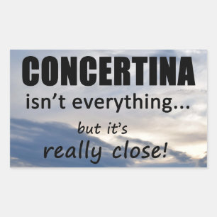 Concetina Isn't Everything Rectangular Sticker