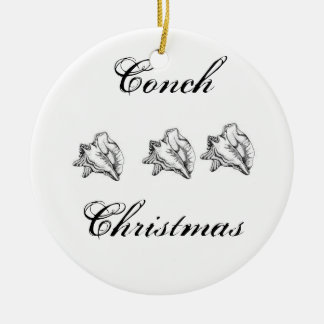 Conch Christmas Ornament