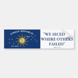 Conch Republic Bumper Sticker