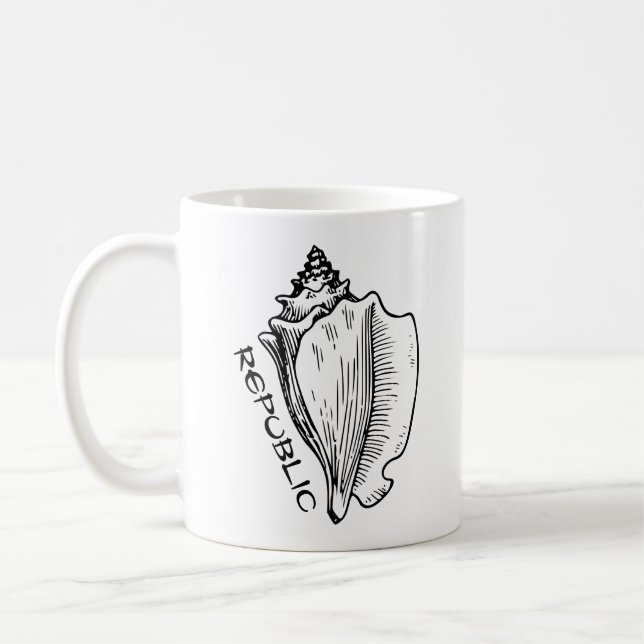 Conch Republic Coffee Mug (Left)