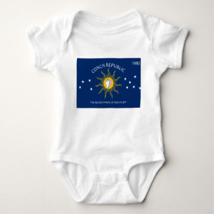 Conch Republic Flag Baby Bodysuit