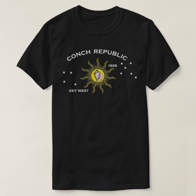 Conch Republic Flag Classic TShirt (Design Front)