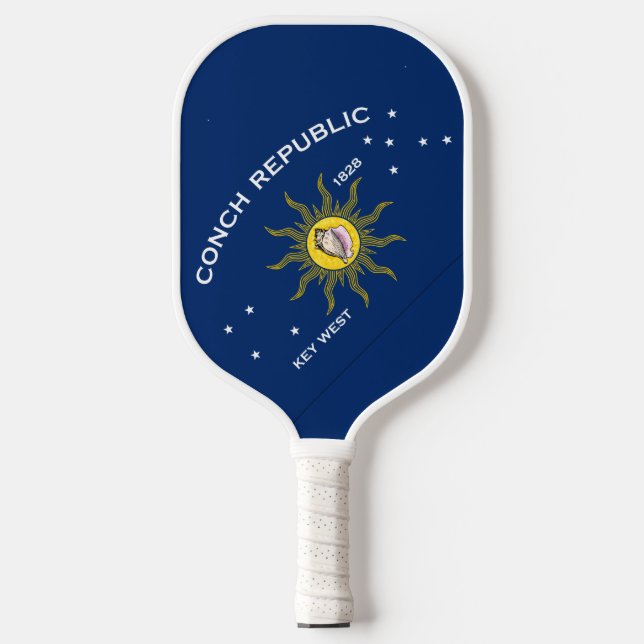 Conch Republic Flag Pickleball Paddle (Front)
