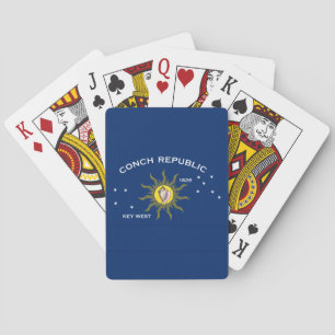 Conch Republic Flag Playing Cards