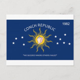 Conch Republic Flag Postcard