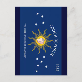 Conch Republic Flag Postcard