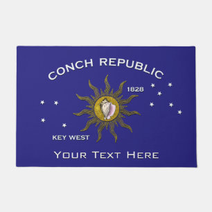 Conch Republic Key West Personalise Doormat