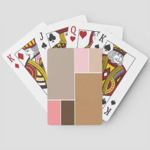 Conch Seashell Colour Blocks Playing Cards