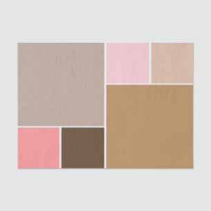 Conch Seashell Colour Blocks Tissue Paper
