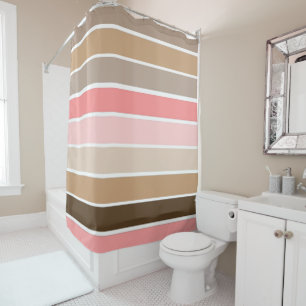 Conch Seashell Colours Shower Curtain