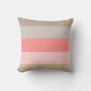 Conch Seashell Stripe Colours Cushion