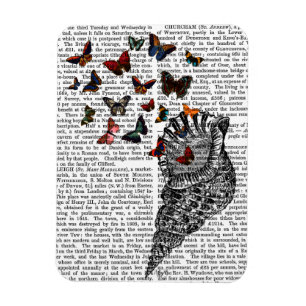 Conch Shell and Butterflies 2 Magnet