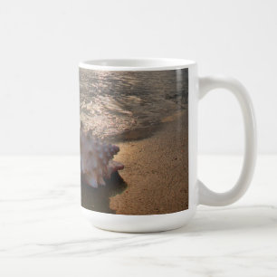 Conch Shell At Beach   St. Augustine, Fl Coffee Mug