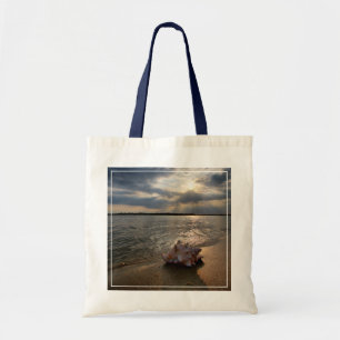 Conch Shell At Beach St. Augustine, Fl Tote Bag