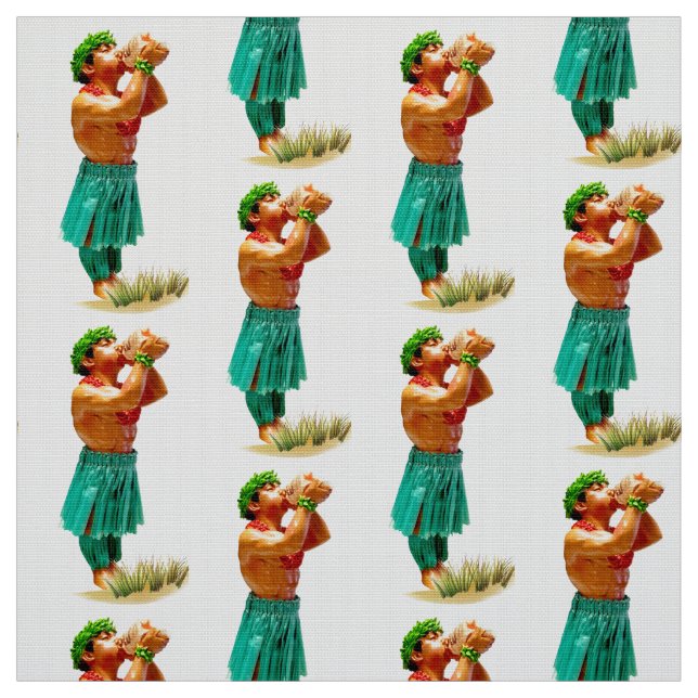 Conch Shell Horn Fabric (Swatch)