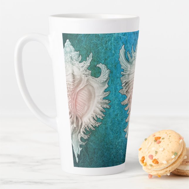 Conch Shell Latte Mug (In Situ)