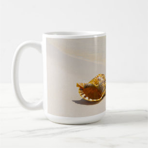 Conch Shell On Beach 3 Coffee Mug