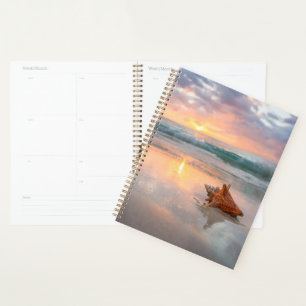 Conch Shell on the Beach Jamaica Planner