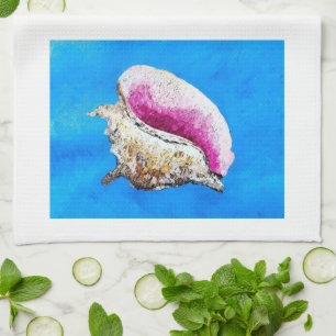 Conch Shell Tea Towel